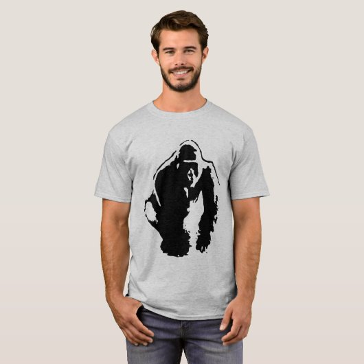 Gorilla Pop Art T-shirt (Voorkant volledig)