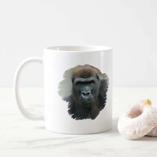 Gorilla Portrait Koffiemok (Met donut)