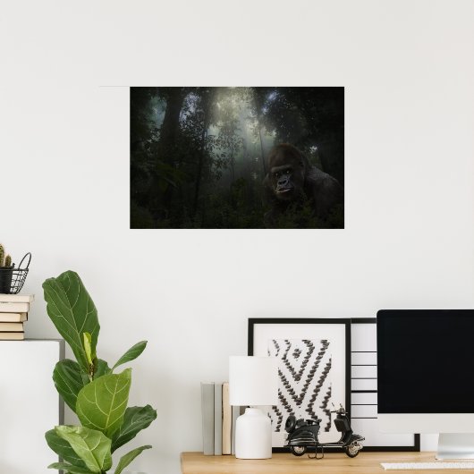 Gorilla Poster (Thuiskantoor)
