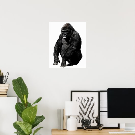 Gorilla Poster (Thuiskantoor)
