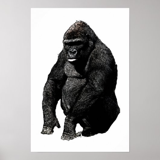 Gorilla Poster (Voorkant)