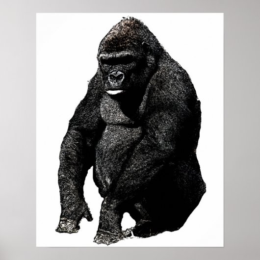Gorilla Poster (Voorkant)