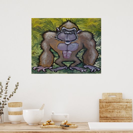 Gorilla Poster (Keuken)