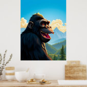 Gorilla Poster (Keuken)