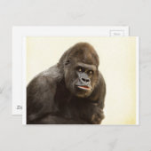 Gorilla Pout Briefkaart (Voorkant / Achterkant)