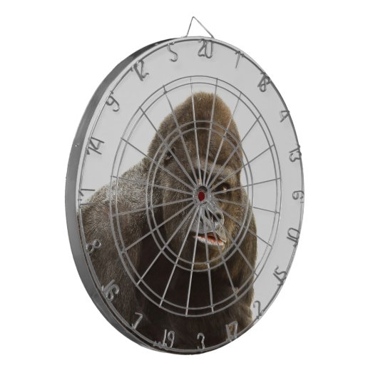 Gorilla Pout Dartbord (Voorkant Links)