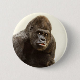 Gorilla Pout Ronde Button 5,7 Cm