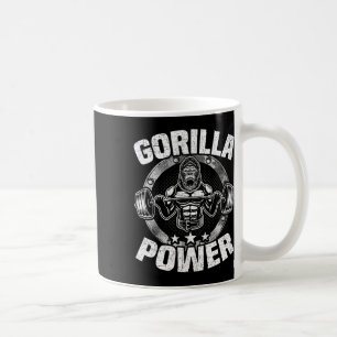 Gorilla Power Krachttraining Gewichtheffen Workout Koffiemok