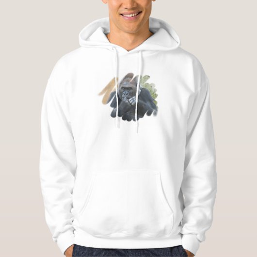 Gorilla Primate Hooded Sweatshirt (Voorkant)