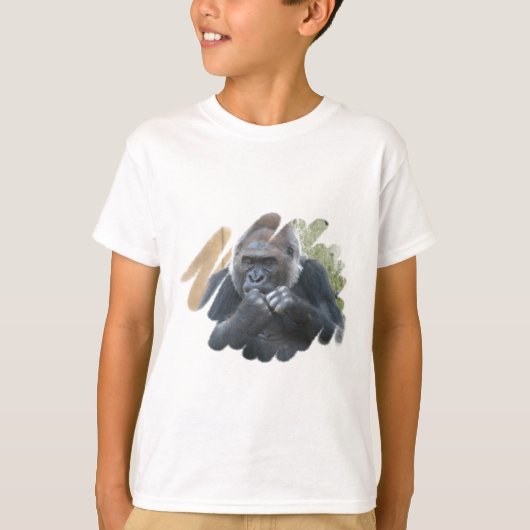 Gorilla Primate Kind T-Shirt (Voorkant)