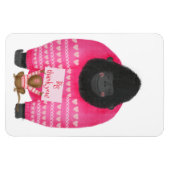 Gorilla & pygmee marmoset 'grote dank je' magneet (Horizontaal)