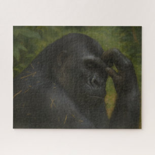 Gorilla Reflection - Doordacht Wildlife Portret Legpuzzel