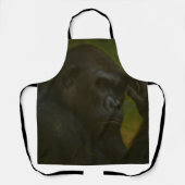 Gorilla Reflection - Doordacht Wildlife Portret Schort (Voorkant)