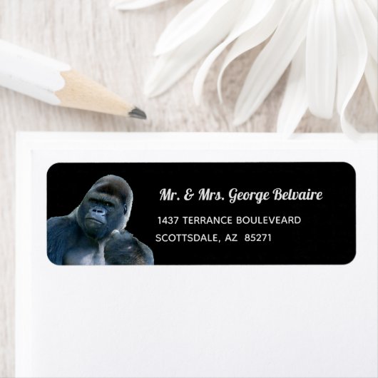 Gorilla Return Address Label (Insitu)
