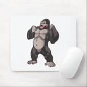 Gorilla Roaring Ape Monkey Muismat (Met muis)