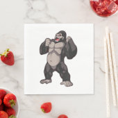 Gorilla Roaring Ape Monkey Servet (Insitu)