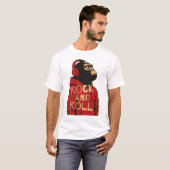 Gorilla Rock And Roll Hoodie T-shirt (Voorkant volledig)