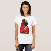 Gorilla Rock And Roll Hoodie T-shirt (Voorkant volledig)