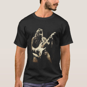 Gorilla Rocking elektrische gitaar Animal Rock Sta T-shirt