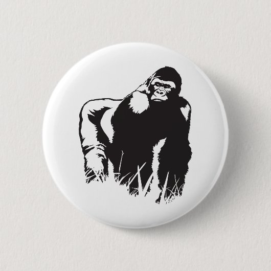Gorilla Ronde Button 5,7 Cm (Voorkant)