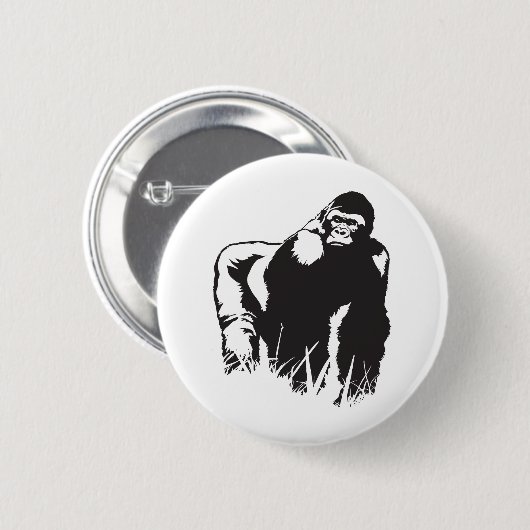 Gorilla Ronde Button 5,7 Cm (Voorkant /achterkant)