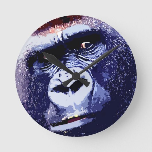 Gorilla Ronde Klok (Voorkant)