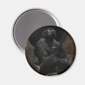 Gorilla / ronde magneet (Voorkant / Achterkant)