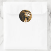 Gorilla Ronde Sticker (Tas)