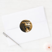 Gorilla Ronde Sticker (Envelop)