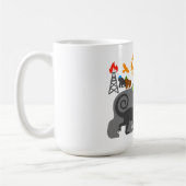 Gorilla’s aan het werk koffiemok (Links)