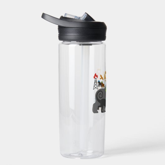 Gorilla’s aan het werk waterfles (Rechts)