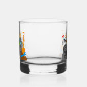 Gorilla’s aan het werk whisky glas (Links)