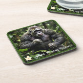 Gorilla’s Forest Majesty Bier Onderzetter (Linkerzijde)