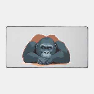 Gorilla Schattig Leuk Dier Slapen Relaxing Fun Bureaumat
