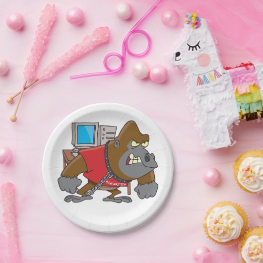 Gorilla Security Papieren Bordje (Feest)