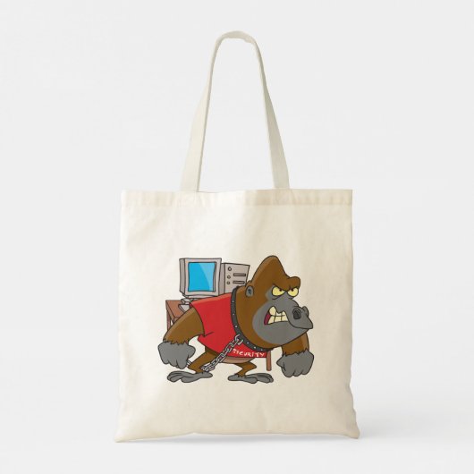 Gorilla Security Tote Bag (Achterkant)