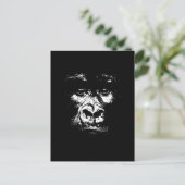 Gorilla Shadows Briefkaart (Staand voorkant)