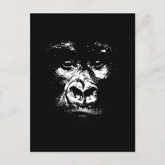 Gorilla Shadows Briefkaart (Voorkant)