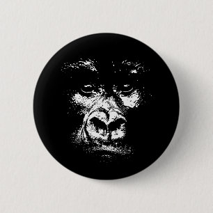 Gorilla Shadows Ronde Button 5,7 Cm