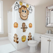 Gorilla Shower Curtain Douchegordijn (In situ)