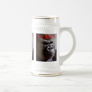 Gorilla Silverback The Boss King Sized Stein Bierpul