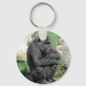 Gorilla Sitting Sleutelhanger (Voorkant)