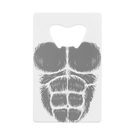 gorilla sixpack creditkaart flessenopener (Voorkant)