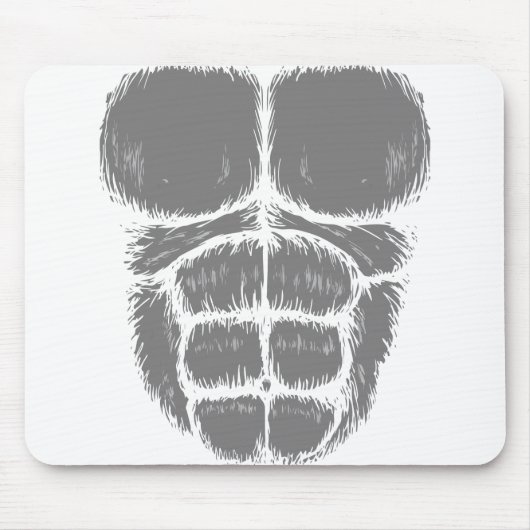 gorilla sixpack muismat (Voorkant)