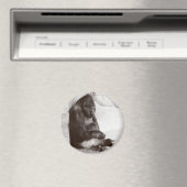 Gorilla-slaapfoto Magneet (Insitu (Vaatwasser))