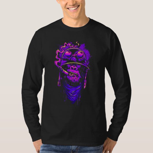 Gorilla Smoking T-shirt (Voorkant)