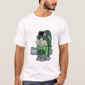 Gorilla - Snowboarder T-shirt (Voorkant)