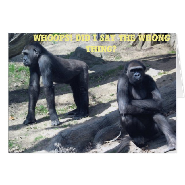 GORILLA SPAT (Voorkant Horizontaal)