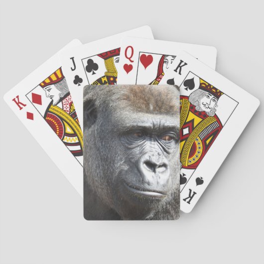 Gorilla-speelkaarten Pokerkaarten (Achterkant)