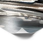 Gorilla Splatter Art Waterverf Portret Pose Foto Afdruk (Hoek)